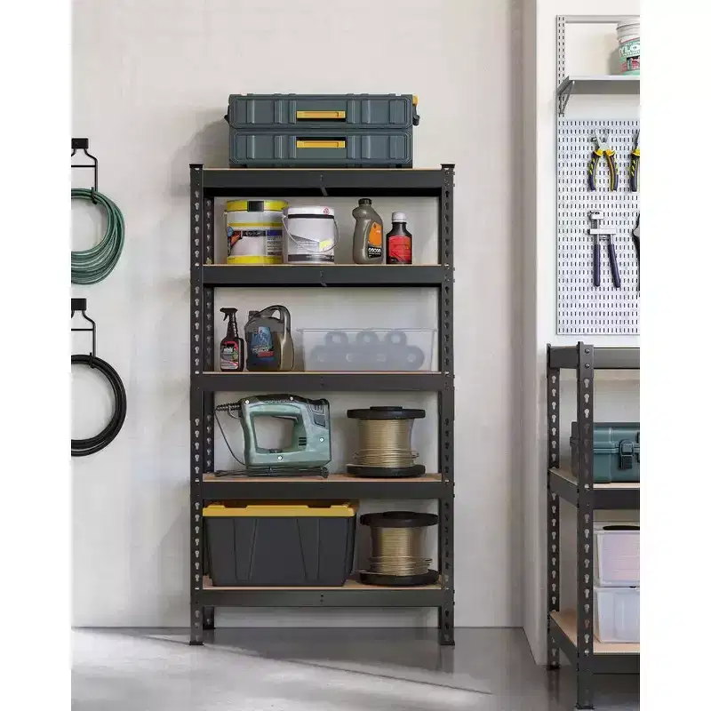 5-Tier Storage Shelves, Boltless Adjustable Shelving Unit, 1929 lb Capacity