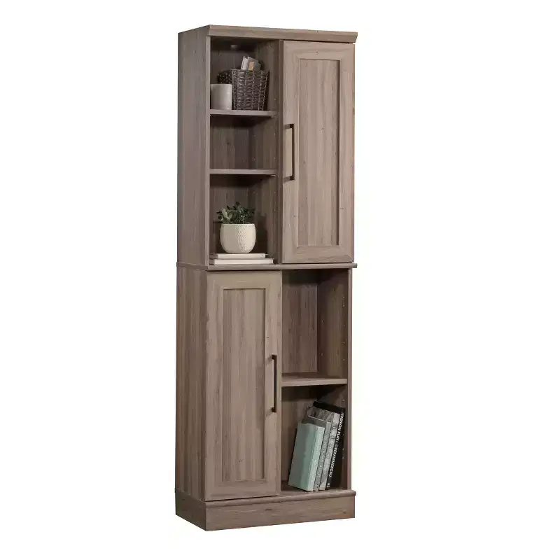Sauder Homeplus 2 Door Storage Cabinet Salt Oak