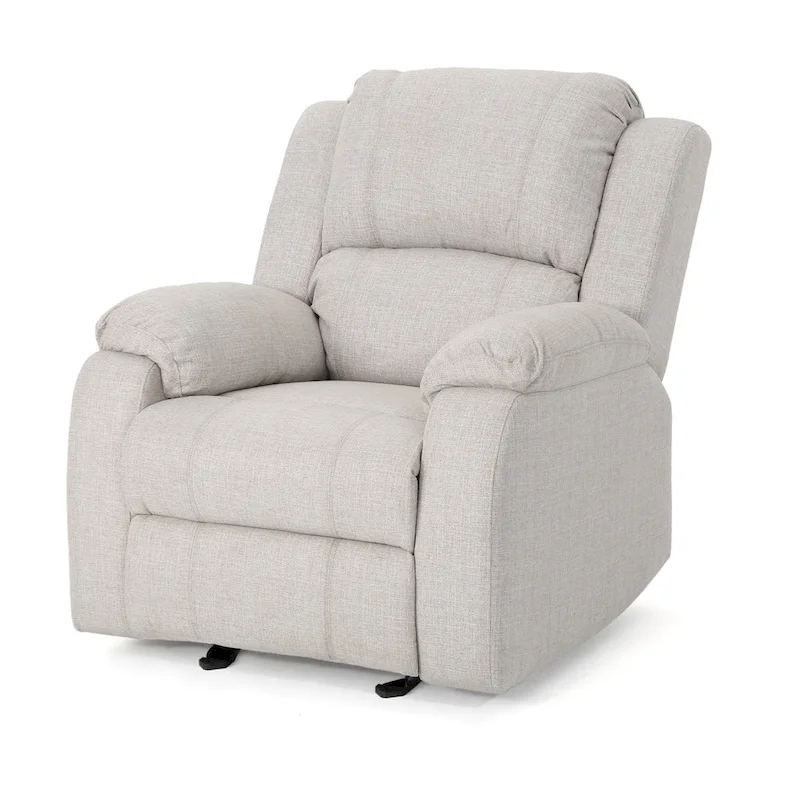 Mozelle Classic Fabric Gliding Recliner by Christopher Knight Home