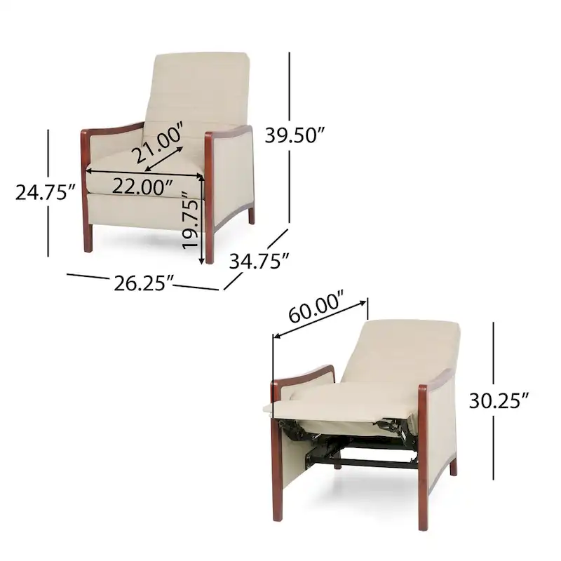 Merax Fabric Recliner Chair