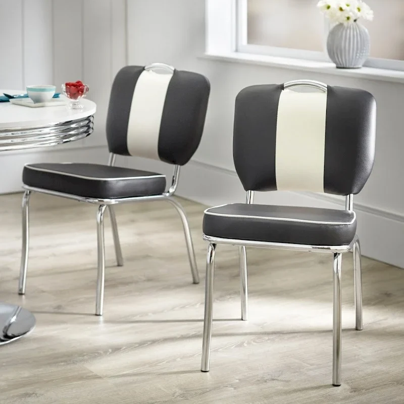 Retro Dining Chairs (Set of 2)