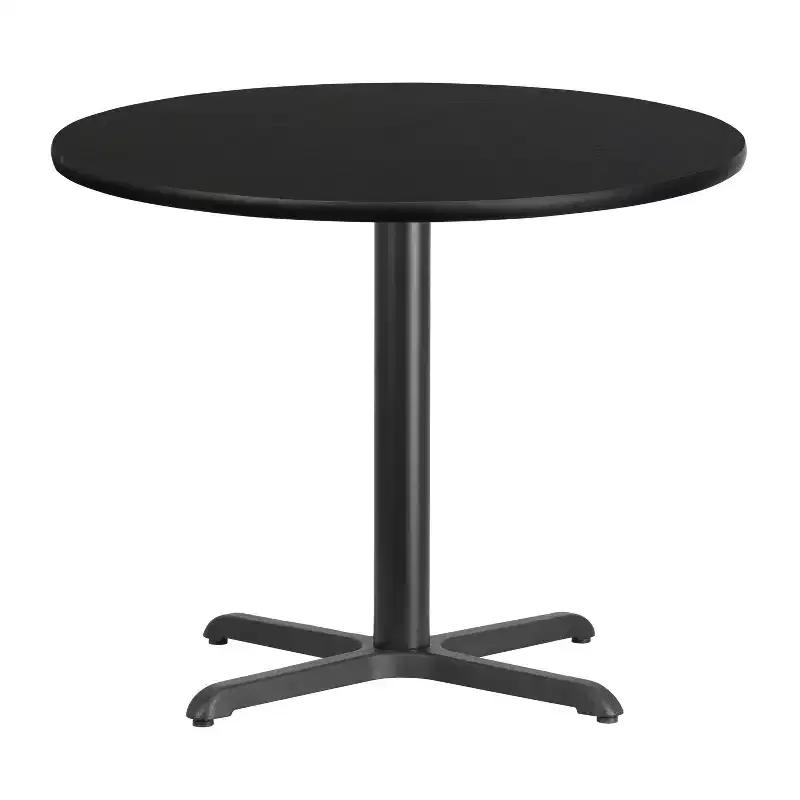 Flash Furniture 36'' Round Laminate Table Top with 30'' x 30'' Table Height Base