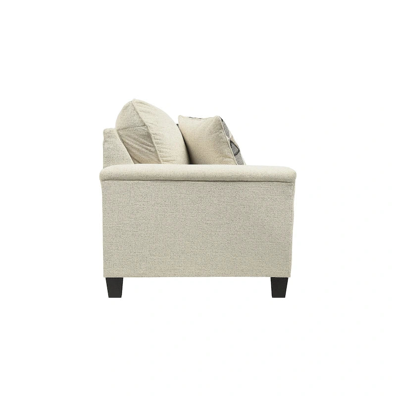 Queen Sofa Sleeper, Upholstered Pull-Out Couch Bed, 89W x 38D x 39H in, Living Room Convertible Sofa