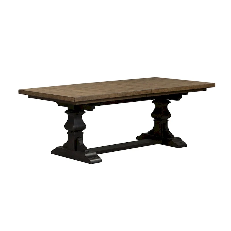 Harvest Home Chalkboard 5 Piece Trestle Table Set