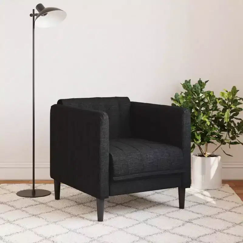 vidaXL Sofa Chair Brown Faux Suede Leather