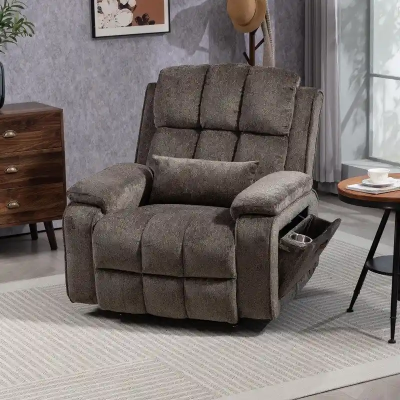 Power Lift Recliner Chair with Heat, Massage, and USB Charging
