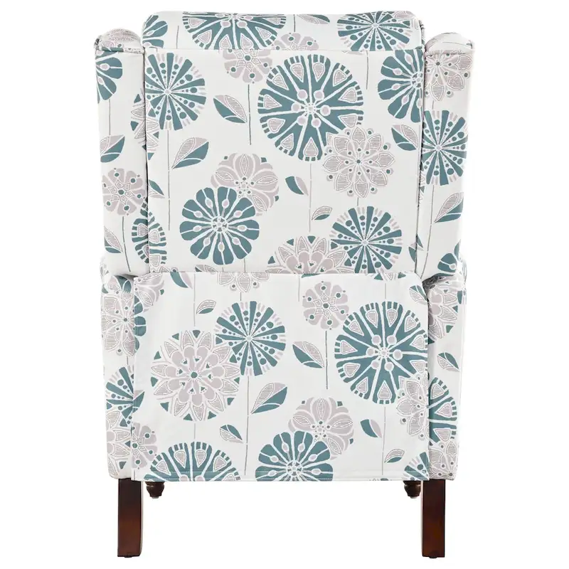 Barnn Upholstered Recliner with Wing Back by Christopher Knight Home