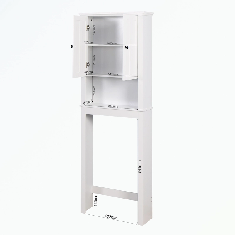 Bathroom Wooden Storage Cabinet Over-The-Toilet