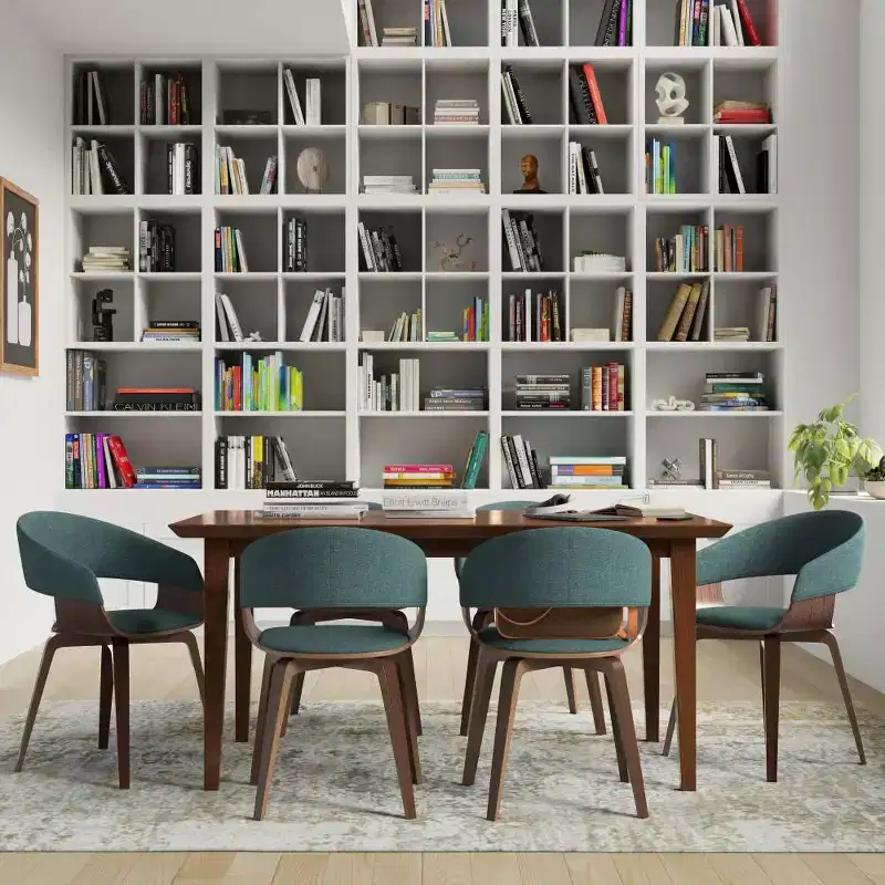 WyndenHall Tierney Mid Century Rectangle Dining Table