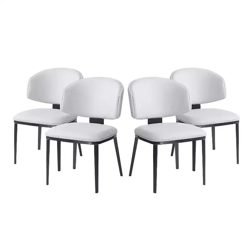 Christopher Knight Home Enoch Modern Faux Leather Upholstered Dining Chairs (Set of 4)