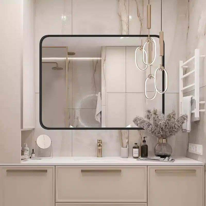 Rectangle Bathroom Vanity Mirror, Wall Mounted