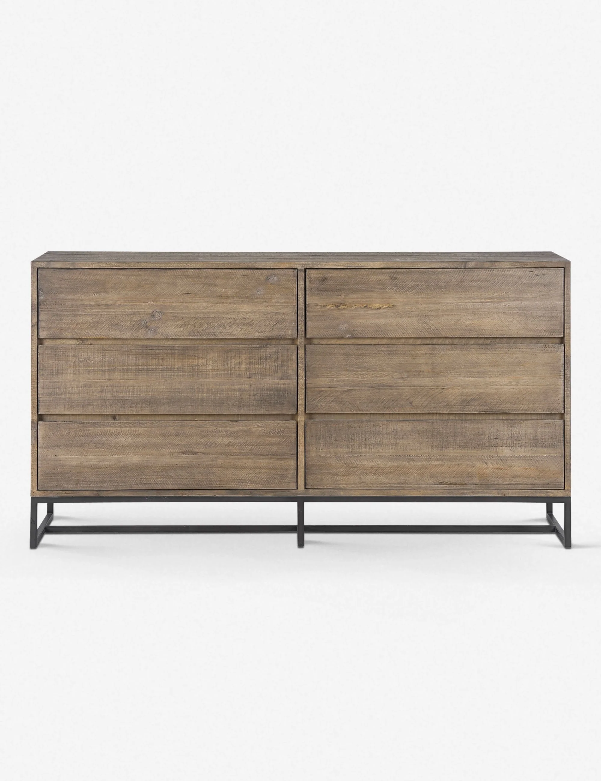 Dresser For bedrooms with a touch of rustic style, this dresser fits right in. The unique grain and knots in the solid pine add endless character