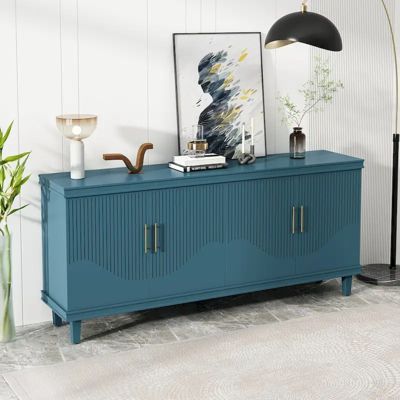 70.07Large Size 4-Door Cabinet, Same as Living Room, Kitchen, Bedroom, Hallway