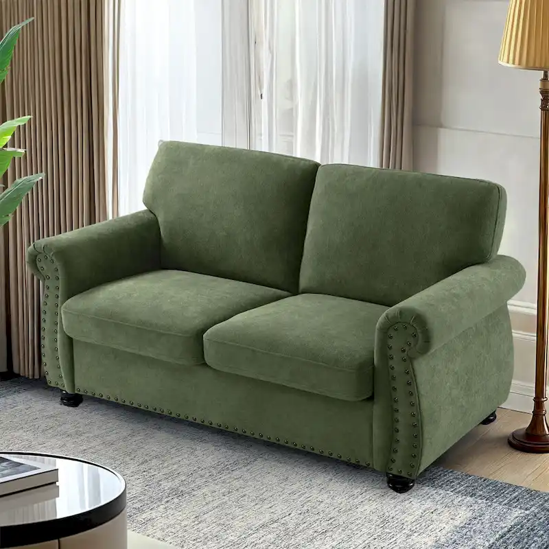 Soft Velvet Loveseat