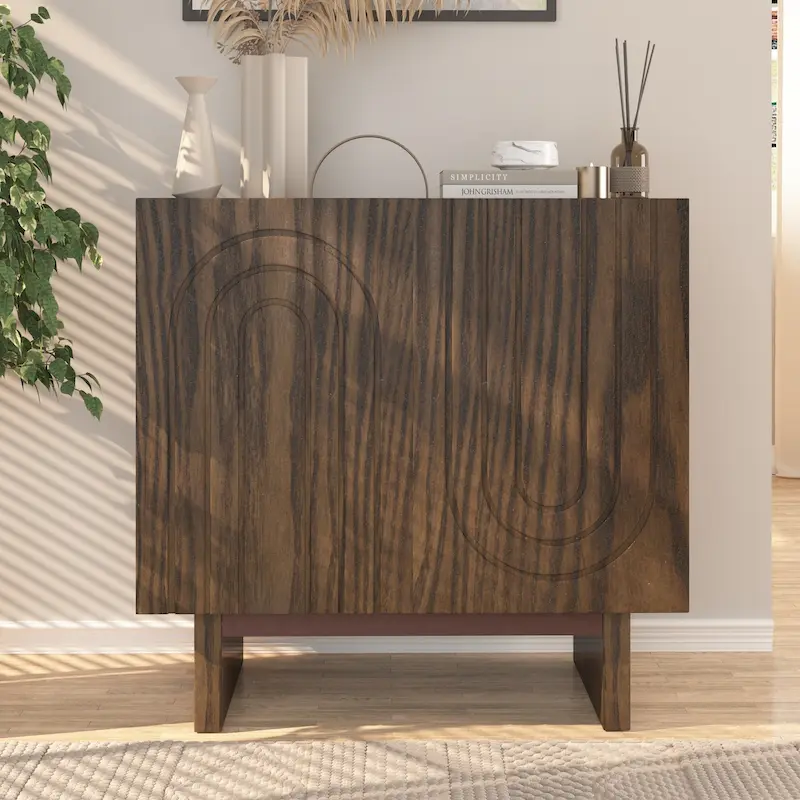 Furniture Wood 2-Door Accent Cabinet