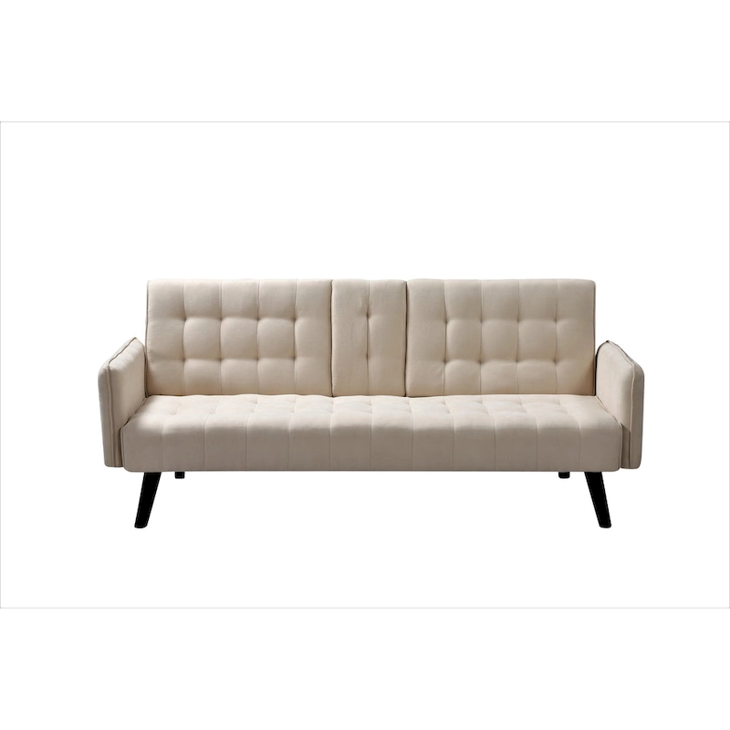 Hash Tufted Upholstered Futon Sleeper