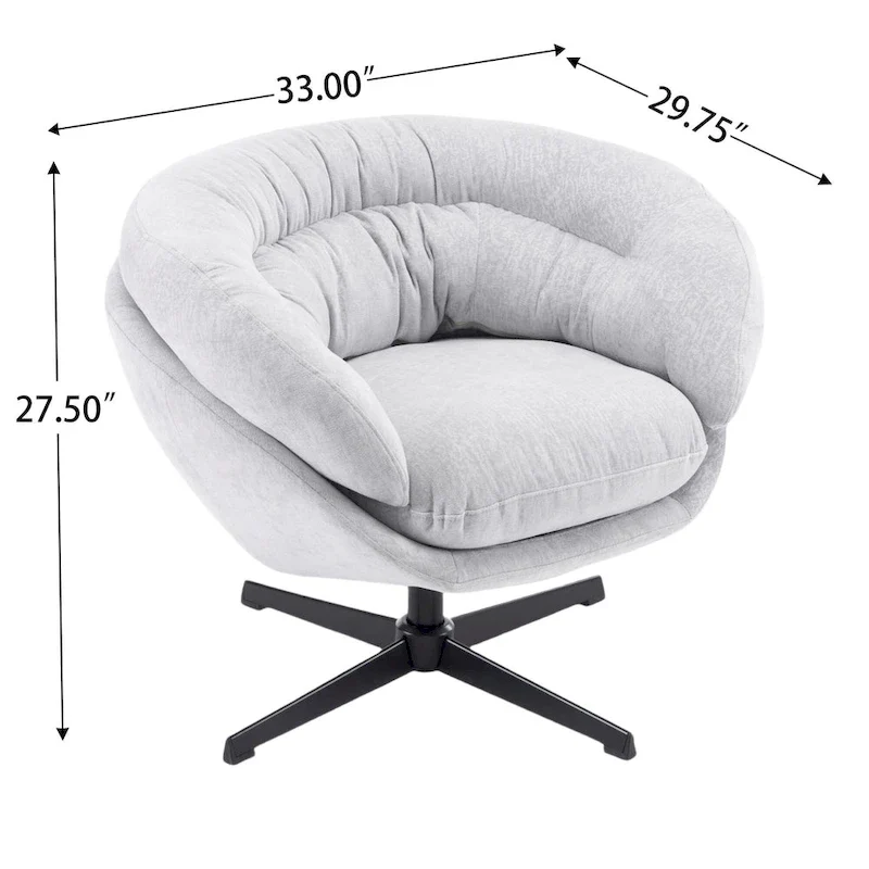 Liamer Swivel Club Chair by Christopher Knight Home