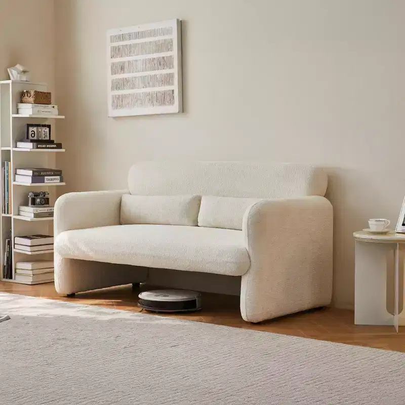 GDFStudio Fairton Modern Velvet Upholstered Loveseat Sofa