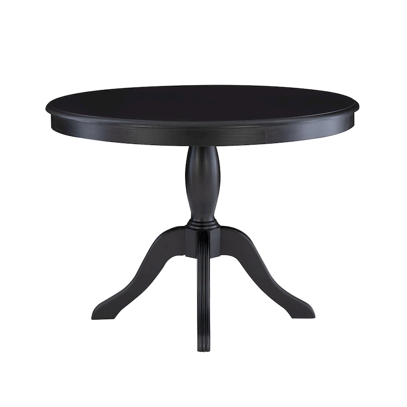Josie Black Wooden 3-Piece Nook & Table Set