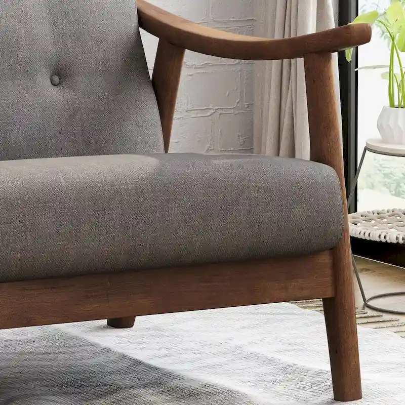 Hetel Mid-Century Modern Settee by Christopher Knight Home