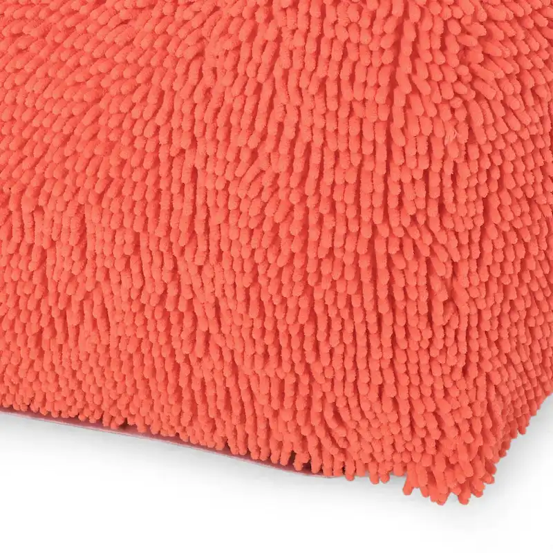 Moloney Modern Microfiber Chenille Pouf by Christopher Knight Home