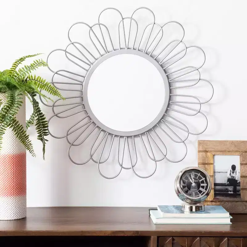 Lorence Mirror - Silver - Safavieh