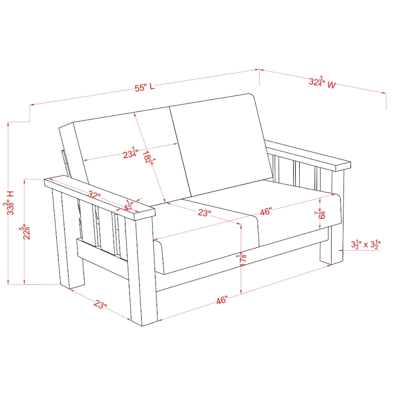 Jimo Rustic Oak and Linen Fabric 3-Piece Sofa Set by Furniture of America
