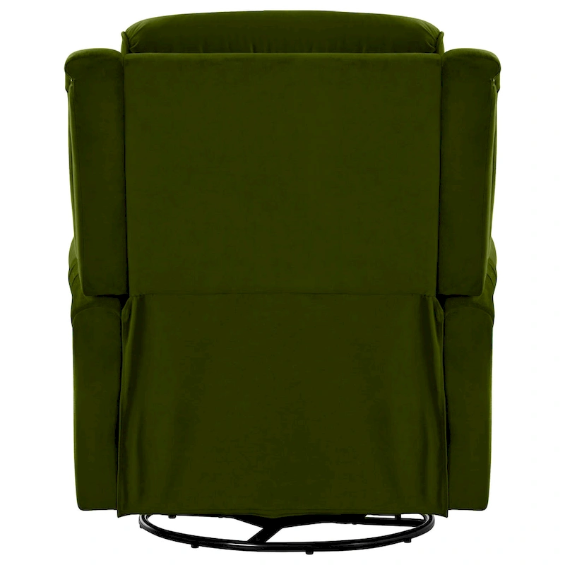 Marloo Modern Swivel Velvet Recliner Chair by Christopher Knight Home