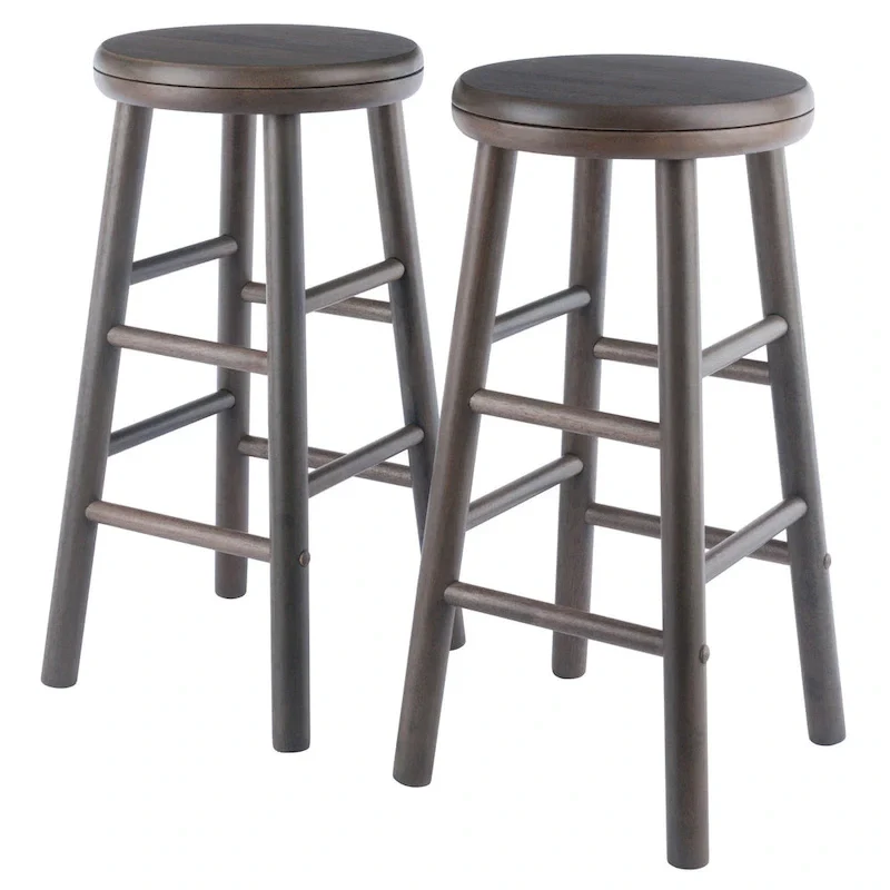 Oyster Gray Swivel Counter Stool, Set of 2