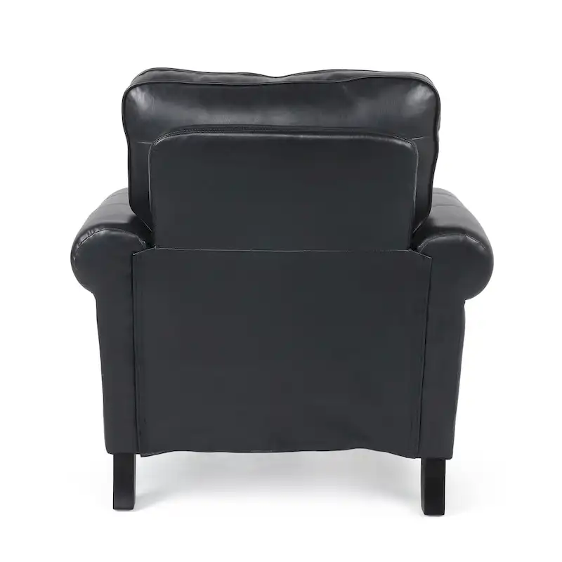 Dowd Faux Leather 3 Piece Club Chair and Sofa Set by Christopher Knight Home