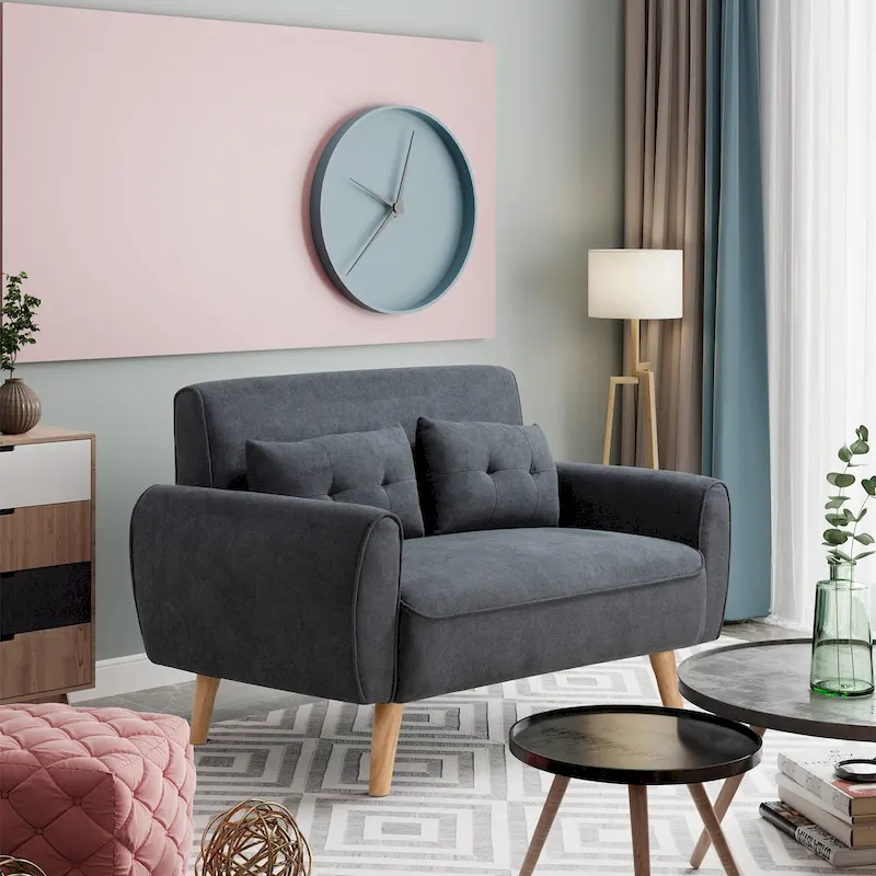 Futzca 47 Modern Loveseat Sofa