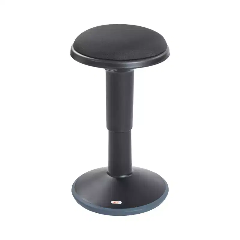 ECR4Kids Sitwell Wobble Stool with Cushion, Adjustable Height, Active Seating
