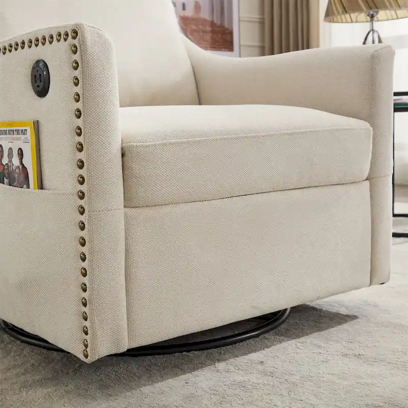 360 Degree Swivel Rotating Accent Chair