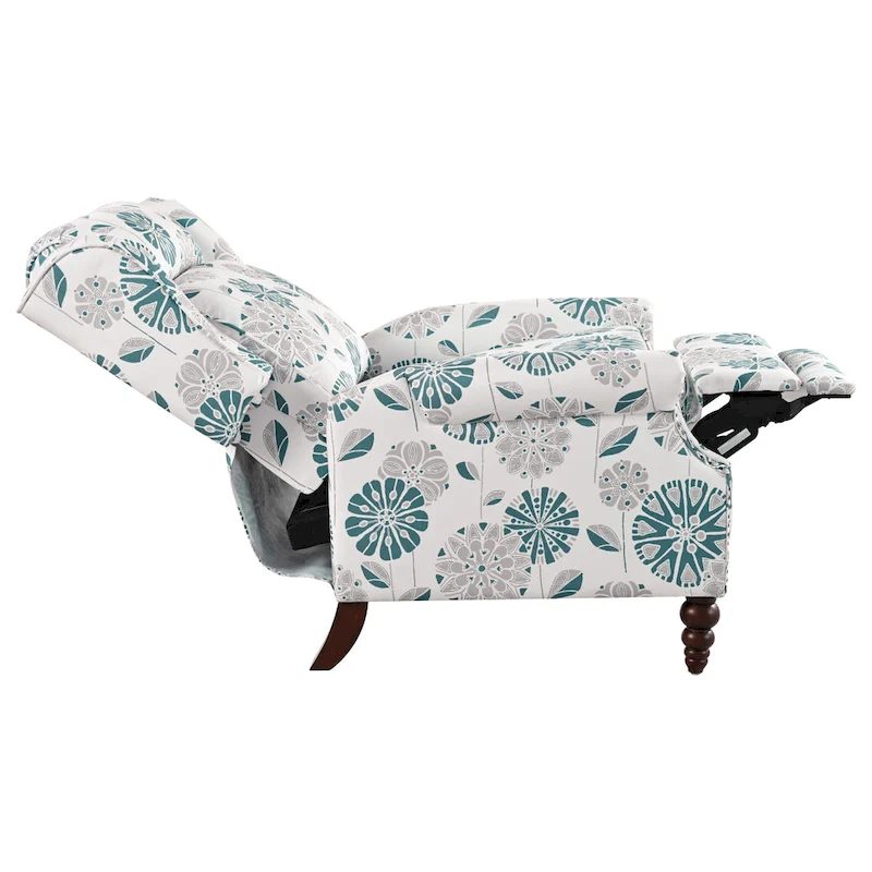 Barnn Upholstered Recliner with Wing Back by Christopher Knight Home