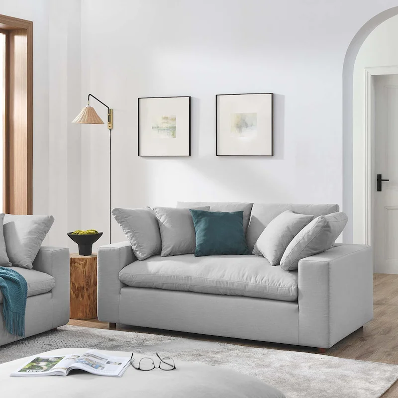 Commix Down Filled Overstuffed Loveseat - N/A