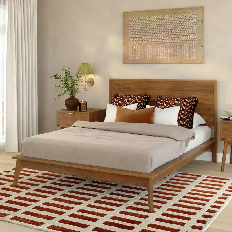 Linea Tambour Queen Bed