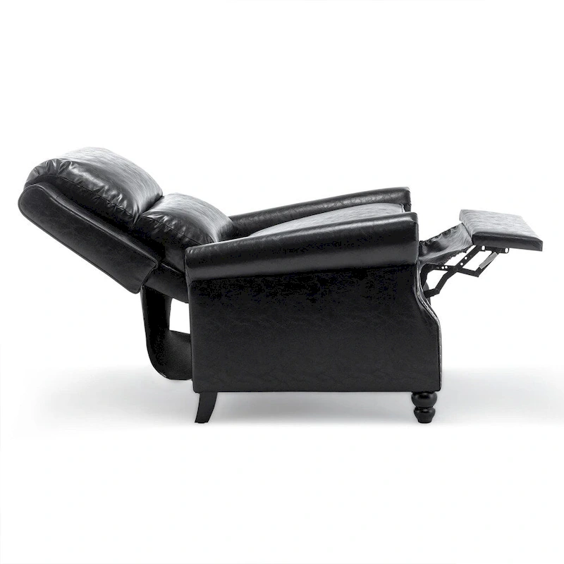Modern Padded Seat Recliner Chair with PU Leather