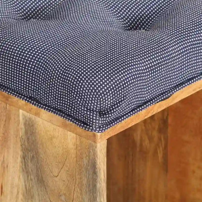 vidaXL Hall Bench 39.4x13.8x18.5 Solid Mango Wood