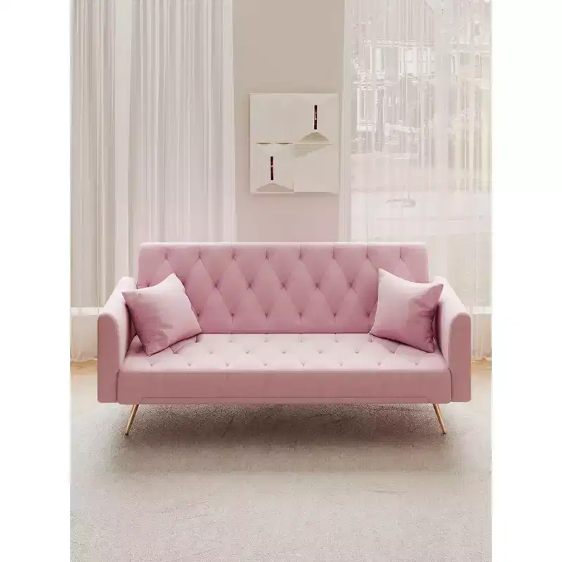 Love Seat  Sofa Comfortable for Liviing Room Bedroom Pink
