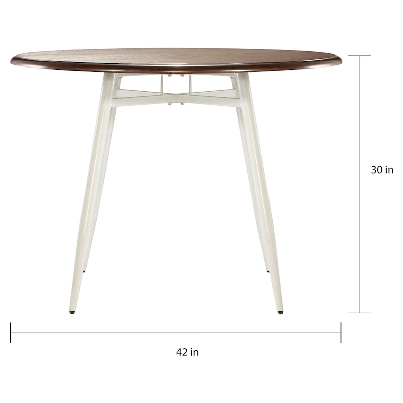 Belita 5-piece Mid-century Two-tone Modern Wood Dining Set iNSPIRE Q Modern