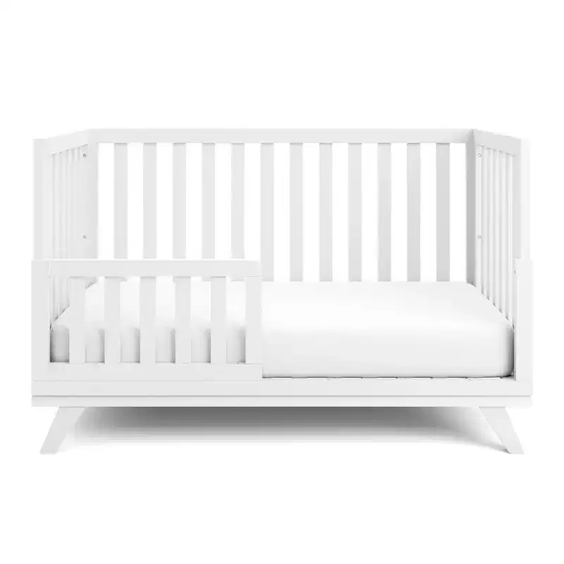Toddler Bed Guard Rail for Easy Assembly, 100% Solid Pine Wood