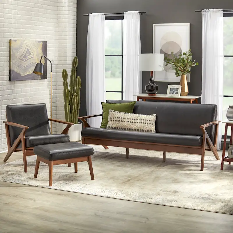 Simple Living Bianca Solid Wood Living Room Set