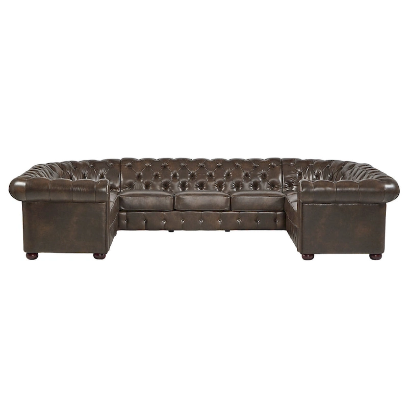 Knightsbridge Chesterfield U-shaped Sectional by iNSPIRE Q Artisan