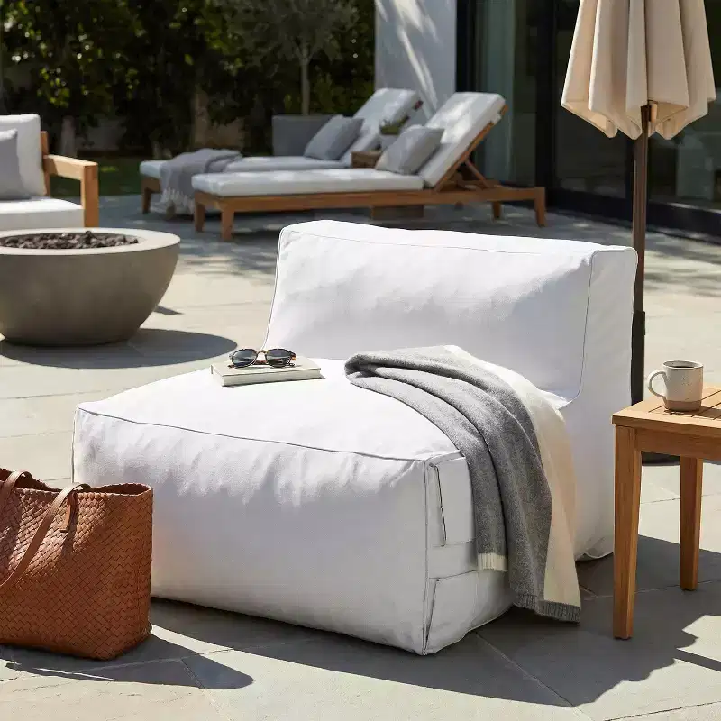 Christopher Knight Home Mireya Modern Patio Olefin Bean Bag Sofa