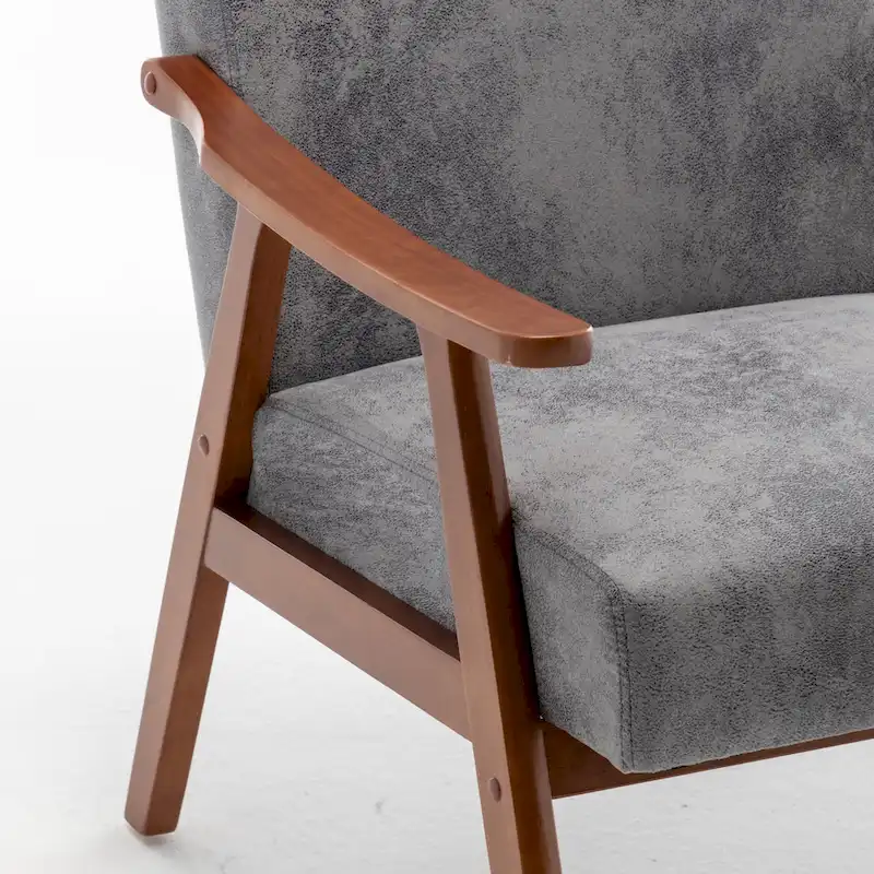 Solid Wood Frame Accent Chair
