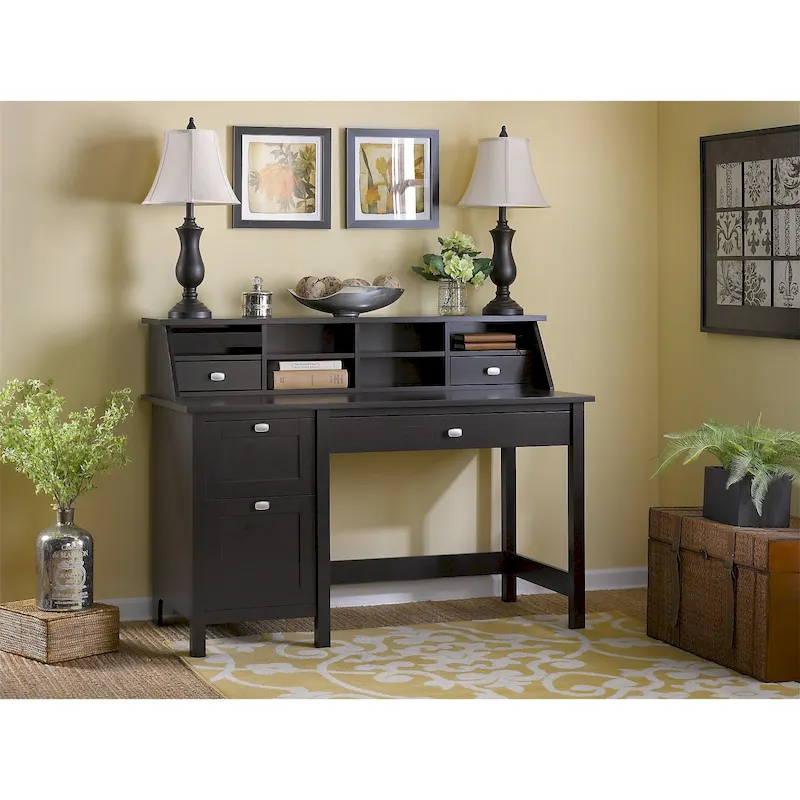Broadview 54W Computer Desk with Desktop Organizer by Bush Furniture