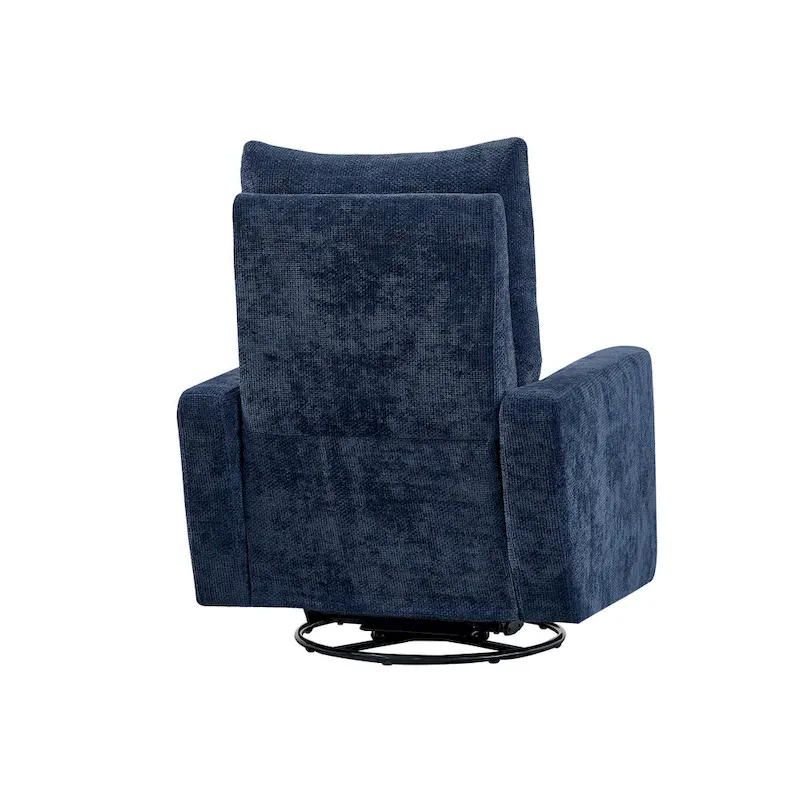 Olmas 33.5W Power Swivel Glider Recliner with USB Charger Set Of 2