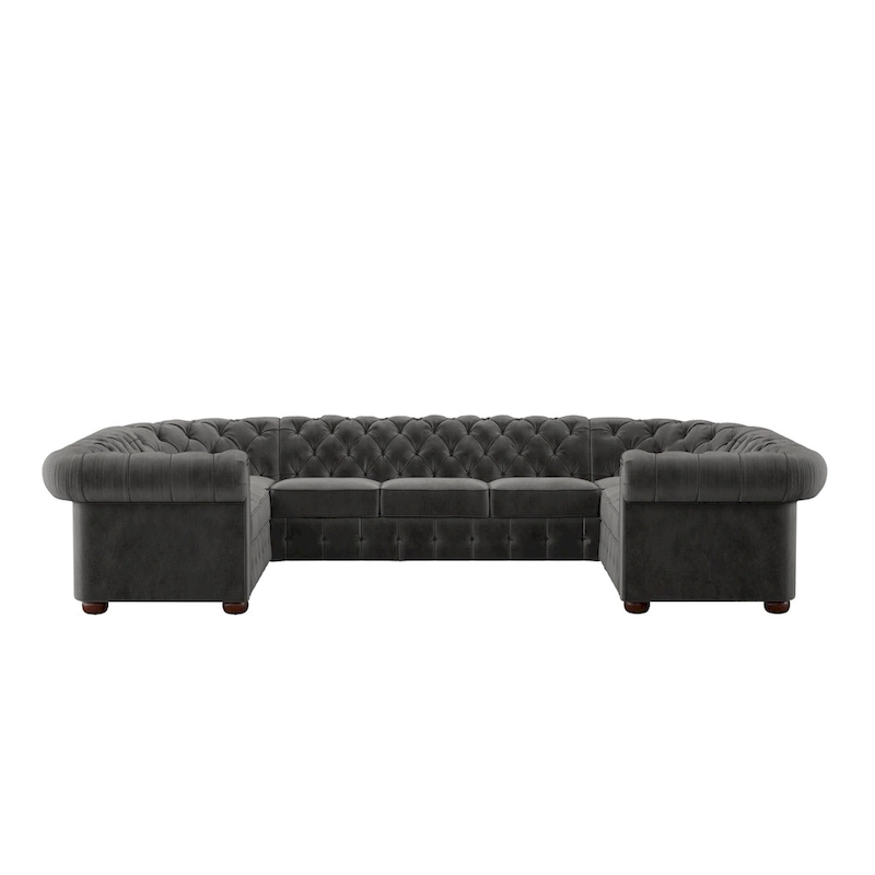 Knightsbridge Chesterfield U-shaped Sectional by iNSPIRE Q Artisan