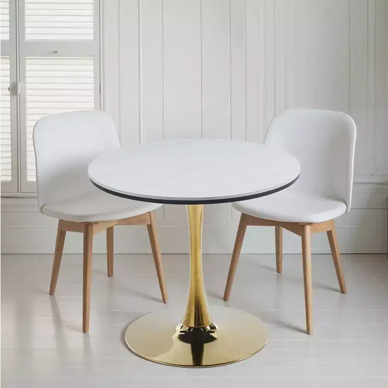Modern minimalist design, suitable for dining room, living room, or casual coffee table