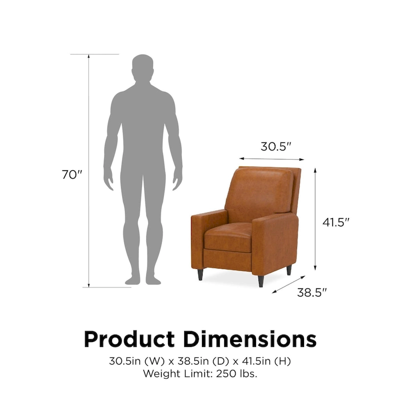 The Novogratz Lana Pushback Recliner